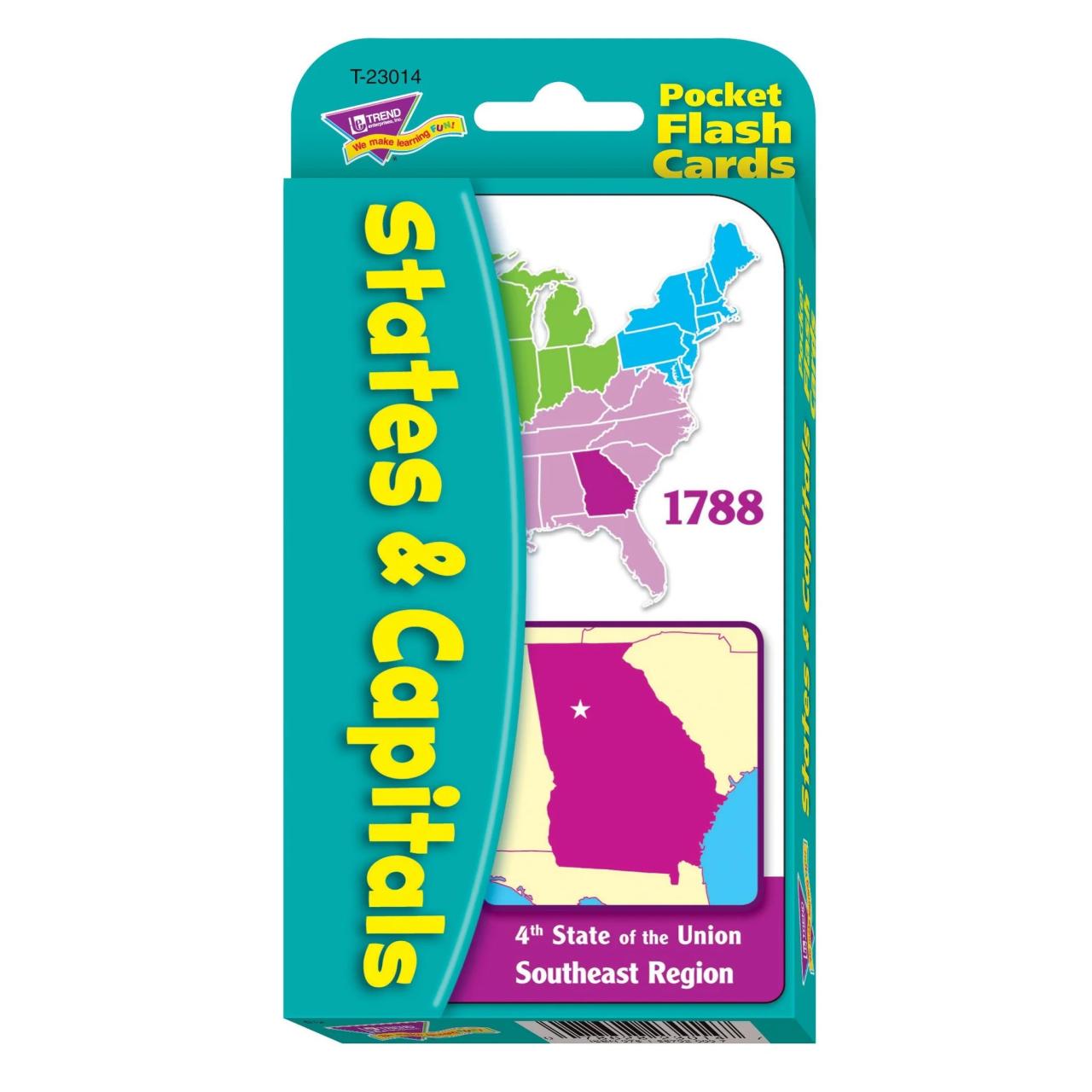 States and capitals flash cards pdf