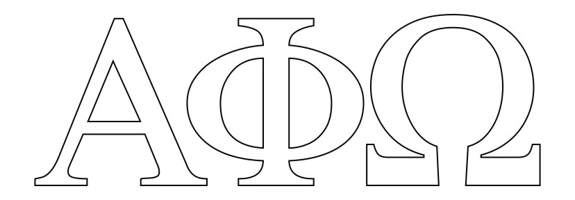 Omega phi alpha greek letters
