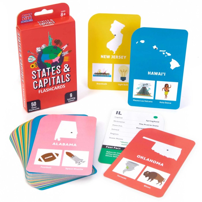 States and capitals flash cards pdf