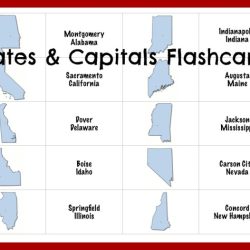 States and capitals flash cards pdf