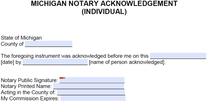 The components of a notarial certificate include