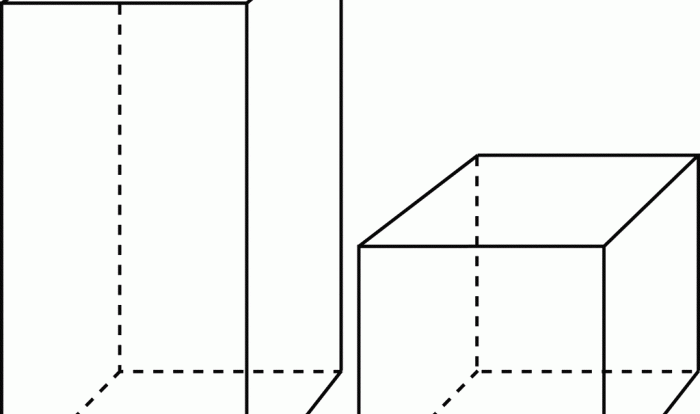 Name the geometric solid suggested by a file cabinet